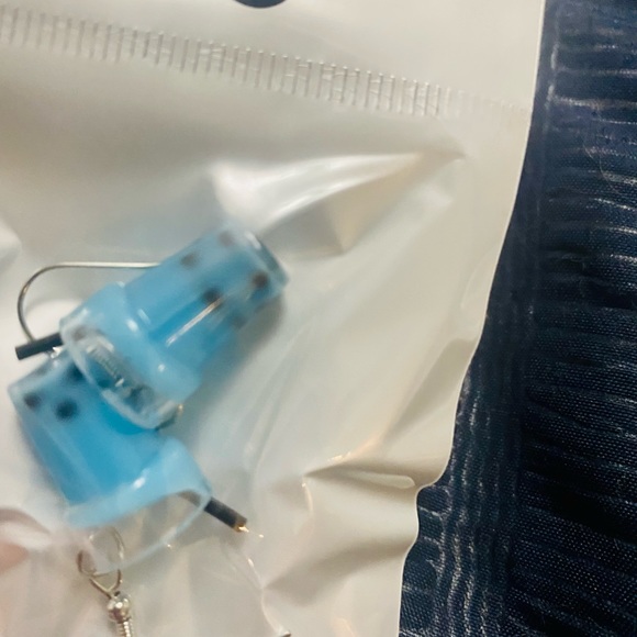 Bubble Tea Accent Earrings - Picture 2 of 2